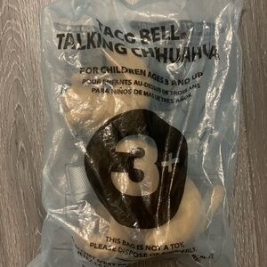*Sealed* Taco Bell Talking Chihuahua Toy With Microphone